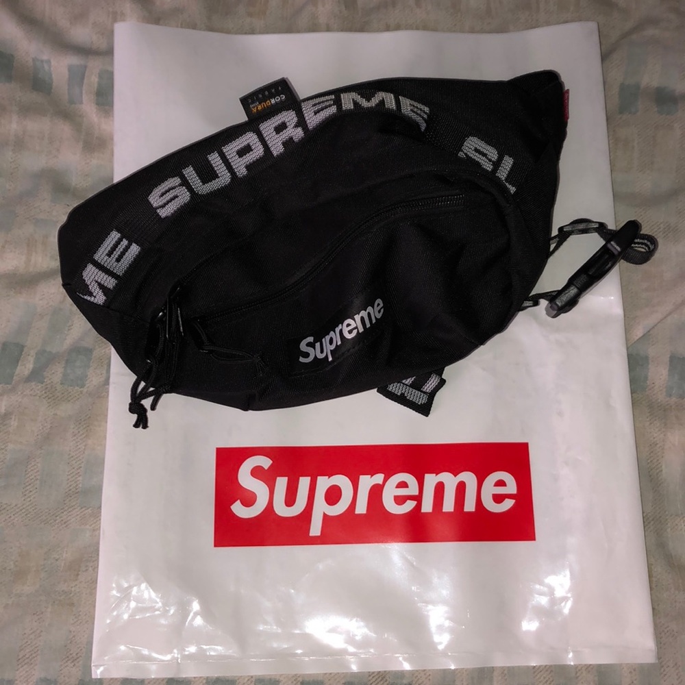 Black Supreme Fanny Pack